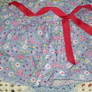 Blue floral skort